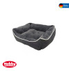 COMFORT BED SQUARE CLASSIC "ARNO" GREY L X B X H: 62 X 50 X 17 CM