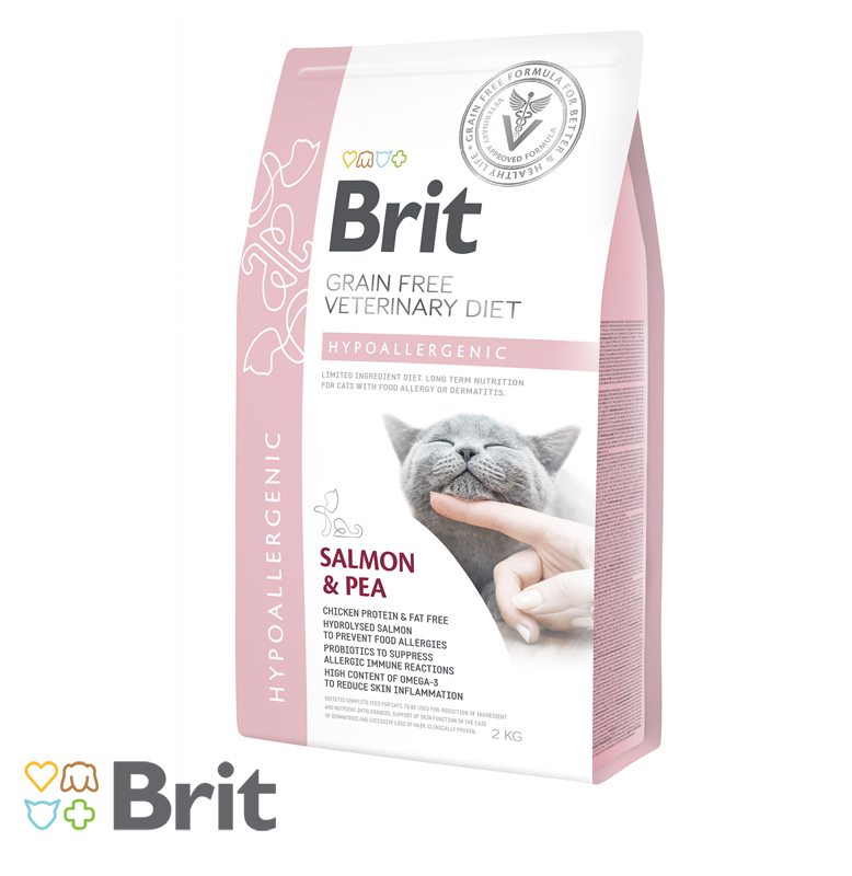 brit veterinary diet hypoallergenic cat