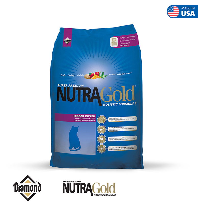 Nutra Gold Holistic Cat Formula Indoor Kitten 1kg 3kg Dry Food