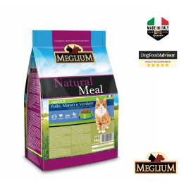 MEGLIUM CAT CHICKEN-BEEF-VEGETABLES 3KG