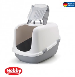 CAT TOILET NESTOR JUMBO GREY 66.5*48.5*46.5CM