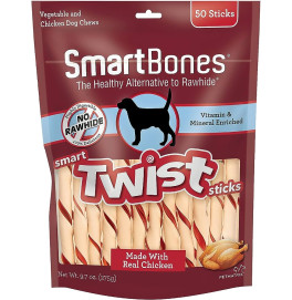 SMART BONES TWIST STICKS CHICKEN 50PK